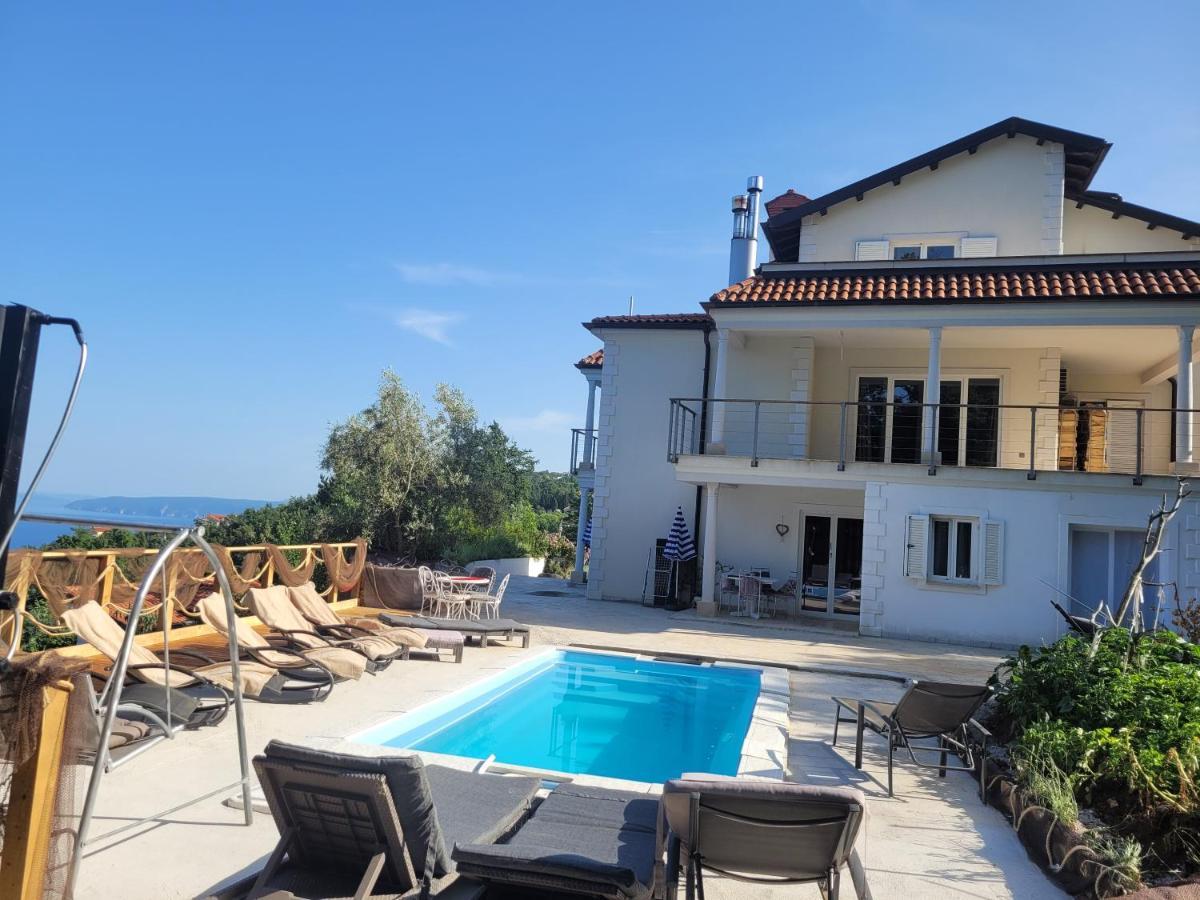 Ferienwohnung Mit Pool Kroatien Mit Meerblick Und Pool Ловран Экстерьер фото