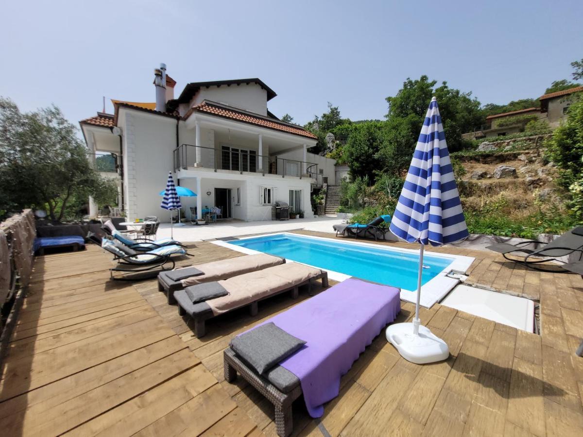 Ferienwohnung Mit Pool Kroatien Mit Meerblick Und Pool Ловран Экстерьер фото